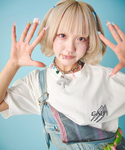 GALFY（ガルフィー）の「GALFY-覚醒ビーストTee(解)（Tシャツ/カットソー・メンズ・ホワイト/ブラック/パープル/ピンク/ライトグリーン/ブラック系2・L/XL）」の22枚目の写真