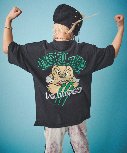 GALFY（ガルフィー）の「GALFY-覚醒ビーストTee(解)（Tシャツ/カットソー・メンズ・ホワイト/ブラック/パープル/ピンク/ライトグリーン/ブラック系2・L/XL）」の13枚目の写真