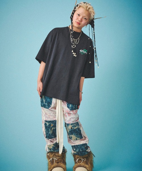 GALFY（ガルフィー）の「GALFY-覚醒ビーストTee(解)（Tシャツ/カットソー・メンズ・ホワイト/ブラック/パープル/ピンク/ライトグリーン/ブラック系2・L/XL）」の12枚目の写真