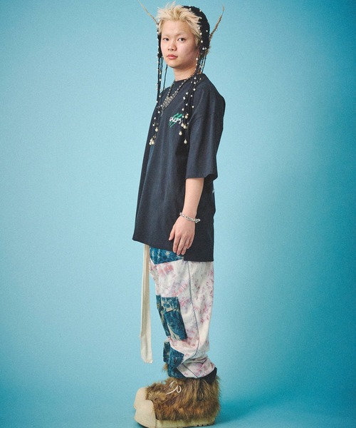 GALFY（ガルフィー）の「GALFY-覚醒ビーストTee(解)（Tシャツ/カットソー・メンズ・ホワイト/ブラック/パープル/ピンク/ライトグリーン/ブラック系2・L/XL）」の10枚目の写真