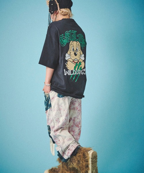 GALFY（ガルフィー）の「GALFY-覚醒ビーストTee(解)（Tシャツ/カットソー・メンズ・ホワイト/ブラック/パープル/ピンク/ライトグリーン/ブラック系2・L/XL）」の9枚目の写真