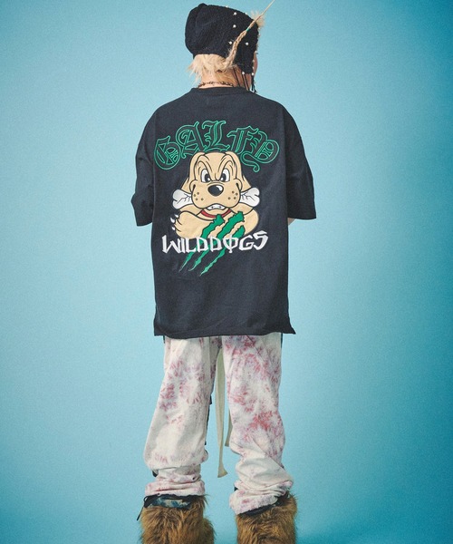 GALFY（ガルフィー）の「GALFY-覚醒ビーストTee(解)（Tシャツ/カットソー・メンズ・ホワイト/ブラック/パープル/ピンク/ライトグリーン/ブラック系2・L/XL）」の8枚目の写真