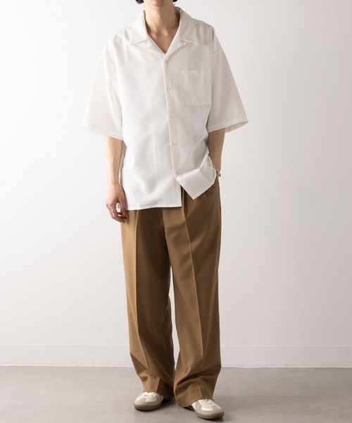 新品未使用 S H WLRC-003 オープンカラー オックス シャツ 1LDK オックスフォードシャツ・チャコール｜飲食店制服｜Chef Works