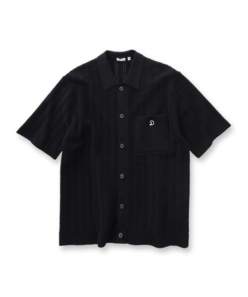 DRESSTERIOR（ドレステリア）の「オーガニックコットン キューバニットシャツ（ニット/セーター・メンズ・グレー/ブラック/サックスブルー/ベージュ/ホワイト・90/91/92/94）」の6枚目の写真