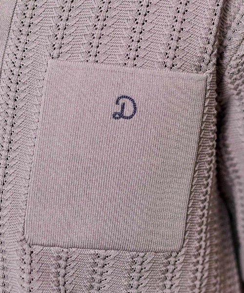 DRESSTERIOR（ドレステリア）の「オーガニックコットン キューバニットシャツ（ニット/セーター・メンズ・グレー/ブラック/サックスブルー/ベージュ/ホワイト・90/91/92/94）」の18枚目の写真