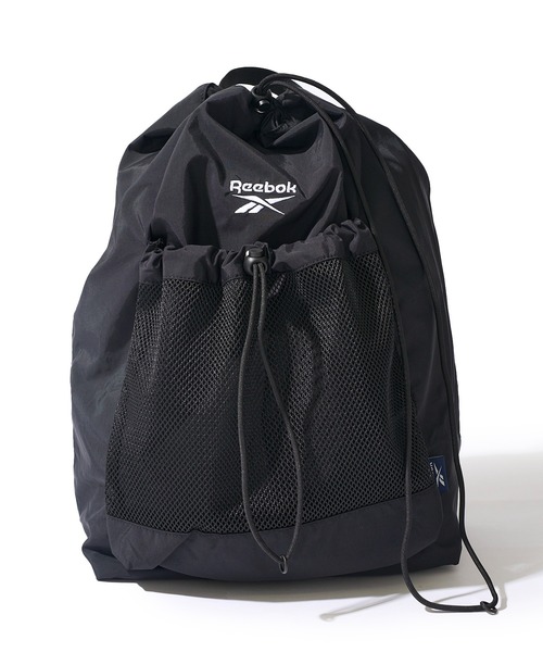 Reebok（リーボック）の「【Reebok/リ－ボック】ドローストリング ワンショルダーバッグ（ショルダーバッグ・メンズ・ブラック/シルバー/ベージュ・FREE）」の15枚目の写真