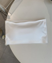 パット付きチューブトップ