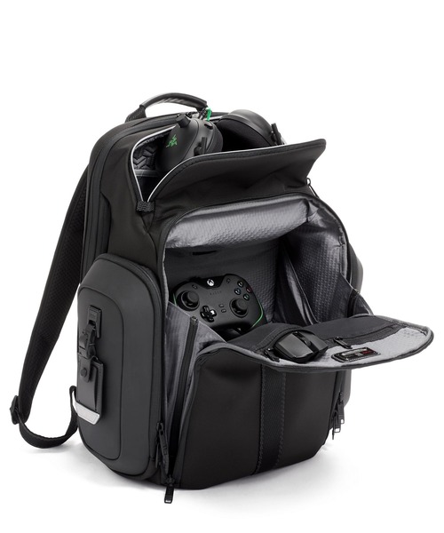 TUMI(トゥミ)の「ALPHA BRAVO Esports プロ・ラージ・バックパック(A4/PC15インチまで対応)(バックパック/リュック・メンズ・ブラック・FREE)」の3枚目の写真