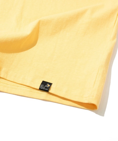 go slow caravan（ゴースローキャラバン）の「USA/C ヒッピーロゴ TEE（Tシャツ/カットソー・メンズ・イエロー/バイオレット/ホワイト・X-LARGE/LARGE/MEDIUM/SMALL）」の7枚目の写真
