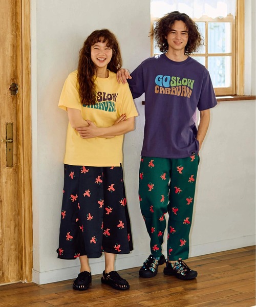 go slow caravan（ゴースローキャラバン）の「USA/C ヒッピーロゴ TEE（Tシャツ/カットソー・メンズ・イエロー/バイオレット/ホワイト・X-LARGE/LARGE/MEDIUM/SMALL）」の19枚目の写真