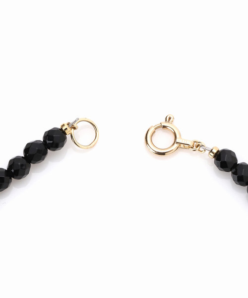 Lilas（リラ）の「ゴールドビーズ4Pオニキスブレスレット K10（ブレスレット・レディース・ゴールド・FREE）」の11枚目の写真