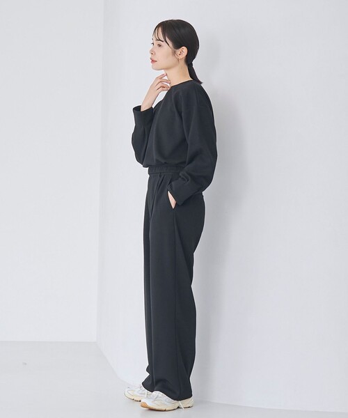 RONEL(ロネル)の「【防しわ/マシンウォッシュ】ネップジョーゼットツイストプルオーバー(Tシャツ/カットソー・レディース・ブラック/ライトブルー/ホワイト・S/M/L)」の15枚目の写真