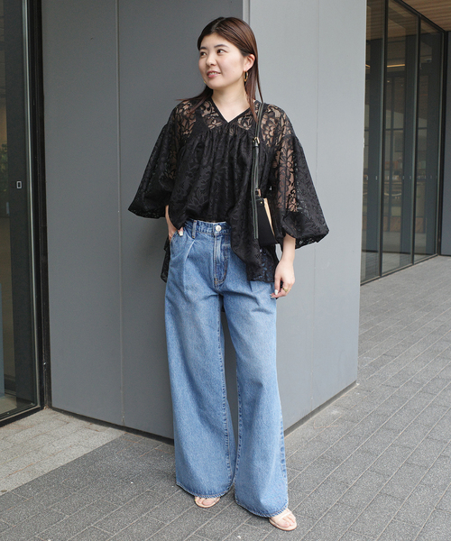 SLOBE IENA(スローブイエナ)の「QUIITO/キート LACE PO Q25S-P033(シャツ/ブラウス・レディース・ブラック・FREE)」の13枚目の写真