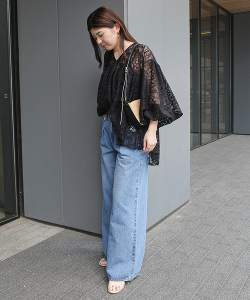 SLOBE IENA(スローブイエナ)の「QUIITO/キート LACE PO Q25S-P033(シャツ/ブラウス・レディース・ブラック・FREE)」の14枚目の写真