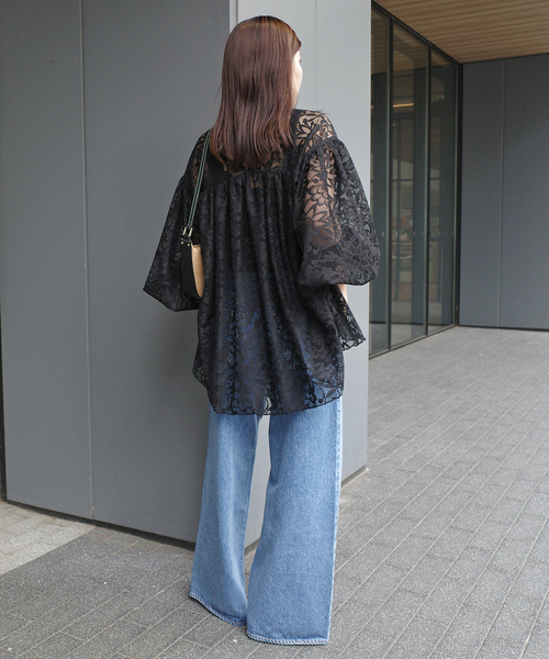 SLOBE IENA(スローブイエナ)の「QUIITO/キート LACE PO Q25S-P033(シャツ/ブラウス・レディース・ブラック・FREE)」の16枚目の写真