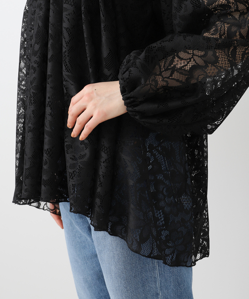 SLOBE IENA(スローブイエナ)の「QUIITO/キート LACE PO Q25S-P033(シャツ/ブラウス・レディース・ブラック・FREE)」の9枚目の写真