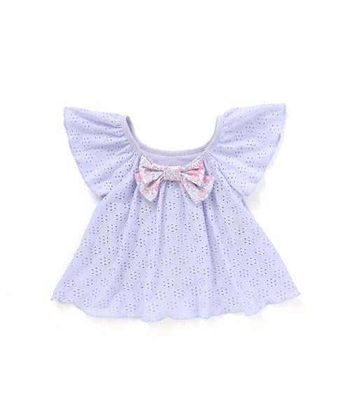 SLAP SLIP（スラップスリップ）の「袖フリル花柄スカートタンキニ型スイムウェア(90~130cm)（水着・キッズ・ブルー/ホワイト・90cm/100cm/110cm/120cm/130cm）」の15枚目の写真