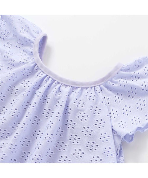 SLAP SLIP（スラップスリップ）の「袖フリル花柄スカートタンキニ型スイムウェア(90~130cm)（水着・キッズ・ブルー/ホワイト・90cm/100cm/110cm/120cm/130cm）」の13枚目の写真