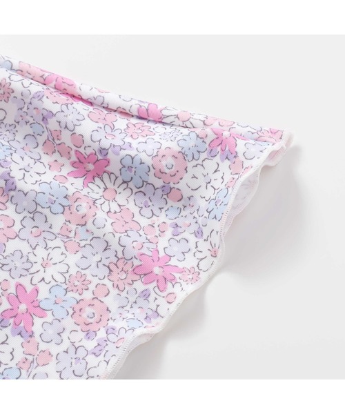 SLAP SLIP（スラップスリップ）の「袖フリル花柄スカートタンキニ型スイムウェア(90~130cm)（水着・キッズ・ブルー/ホワイト・90cm/100cm/110cm/120cm/130cm）」の6枚目の写真