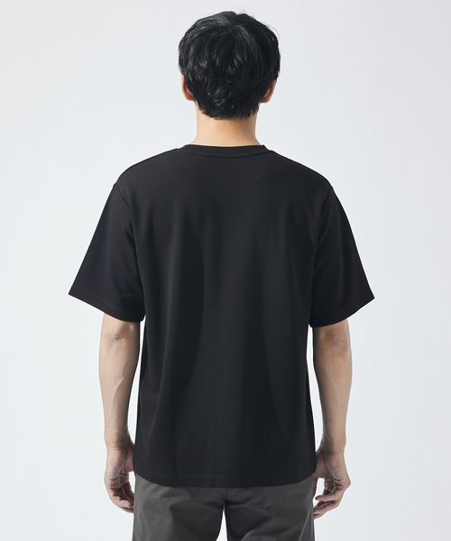 ABAHOUSE GRAY(アバハウスグレイ)の「【CITY】刺繍 ポンチ 半袖Tシャツ(Tシャツ/カットソー・メンズ・ホワイト/ブラック/ネイビー/グリーン/グレイッシュブルー・46/48)」の9枚目の写真