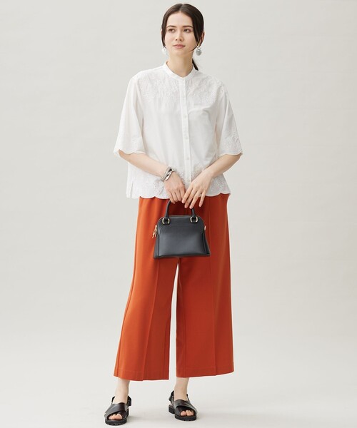 自由区(ジユウク)の「ハイカウントモクロディ パンツ(その他パンツ・レディース・ブラック系/ダルブルー系/レッド系・32)」の21枚目の写真