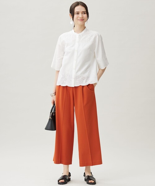自由区(ジユウク)の「ハイカウントモクロディ パンツ(その他パンツ・レディース・ブラック系/ダルブルー系/レッド系・32)」の20枚目の写真