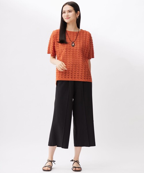 自由区(ジユウク)の「ハイカウントモクロディ パンツ(その他パンツ・レディース・ブラック系/ダルブルー系/レッド系・32)」の18枚目の写真
