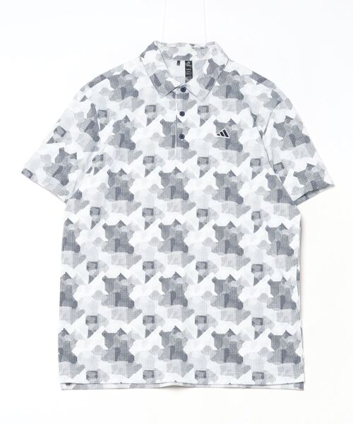 adidas（アディダス）の「アディダス adidas ビヨンド ザ コース グラデーショングラフィック 半袖シャツ（シャツ/ブラウス・メンズ・ホワイト×ネイビー/グレー・LL/3L/M/L）」の2枚目の写真