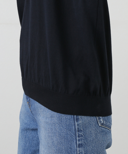 Deuxieme Classe(ドゥーズィエムクラス)の「【LOWER/ローヴァー】18G Gathered Sleeve Top(ニット/セーター・レディース・ネイビー・FREE)」の14枚目の写真