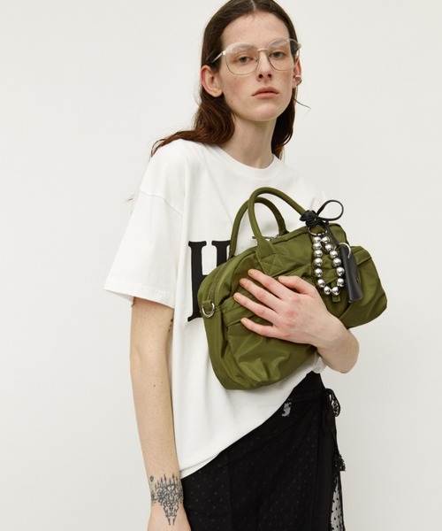 Auntie Rosa Holiday（アンティローザホリデー）の「マルチポケットクロスバッグ（ショルダーバッグ・レディース・カーキ/ブラック・FREE）」の18枚目の写真