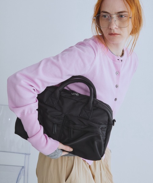 Auntie Rosa Holiday(アンティローザホリデー)の「マルチポケットクロスバッグ(ショルダーバッグ・レディース・カーキ/ブラック・FREE)」の6枚目の写真