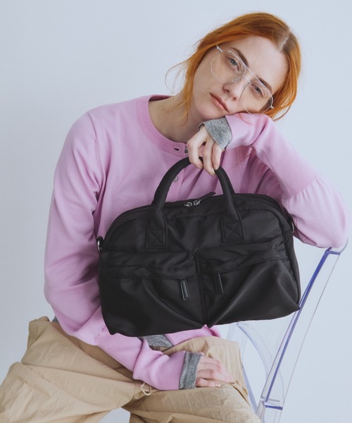 Auntie Rosa Holiday（アンティローザホリデー）の「マルチポケットクロスバッグ（ショルダーバッグ・レディース・カーキ/ブラック・FREE）」の14枚目の写真