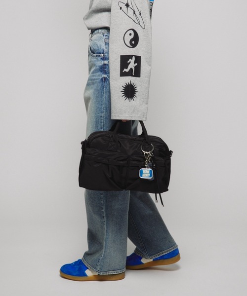 Auntie Rosa Holiday（アンティローザホリデー）の「マルチポケットクロスバッグ（ショルダーバッグ・レディース・カーキ/ブラック・FREE）」の12枚目の写真