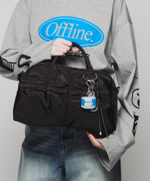 Auntie Rosa Holiday(アンティローザホリデー)の「マルチポケットクロスバッグ(ショルダーバッグ・レディース・カーキ/ブラック・FREE)」の21枚目の写真