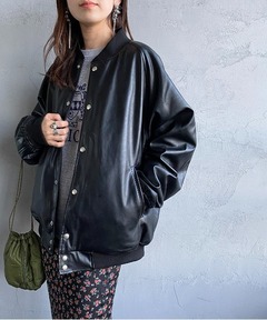 ラムレザー クルーネックジャケット（ノーカラージャケット）｜DES