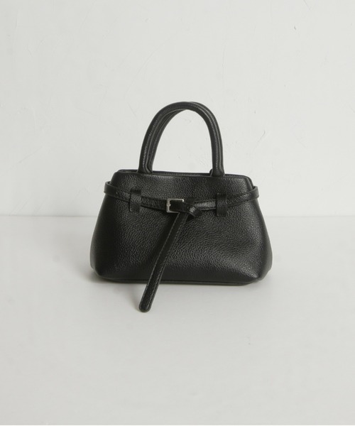 &. NOSTALGIA(アンドドットノスタルジア)の「【ZOZO限定】ベルトミニハンドバッグ(ハンドバッグ・レディース・ブラック/アイボリー・FREE)」の10枚目の写真