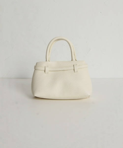 &. NOSTALGIA(アンドドットノスタルジア)の「【ZOZO限定】ベルトミニハンドバッグ(ハンドバッグ・レディース・ブラック/アイボリー・FREE)」の12枚目の写真