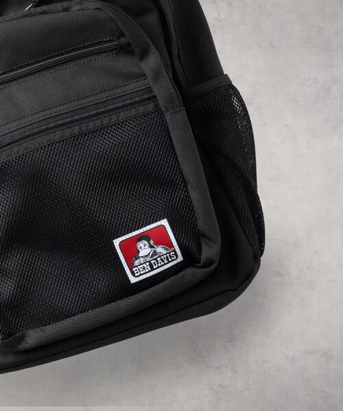 Right-on(ライトオン)の「BEN DAVIS(ベンデイビス)「MESH XL-PACK CL 」バックパック/30L(バックパック/リュック・メンズ・ブラック・ONE SIZE)」の20枚目の写真