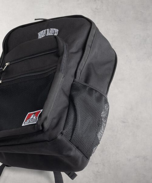 Right-on(ライトオン)の「BEN DAVIS(ベンデイビス)「MESH XL-PACK CL 」バックパック/30L(バックパック/リュック・メンズ・ブラック・ONE SIZE)」の22枚目の写真