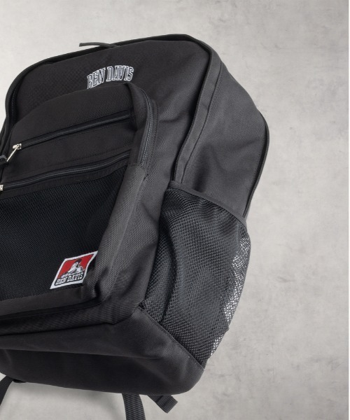 Right-on(ライトオン)の「BEN DAVIS(ベンデイビス)「MESH XL-PACK CL 」バックパック/30L(バックパック/リュック・メンズ・ブラック・ONE SIZE)」の3枚目の写真