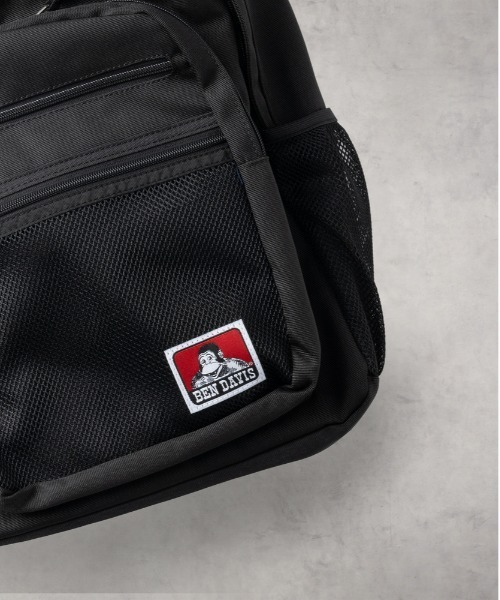Right-on(ライトオン)の「BEN DAVIS(ベンデイビス)「MESH XL-PACK CL 」バックパック/30L(バックパック/リュック・メンズ・ブラック・ONE SIZE)」の10枚目の写真