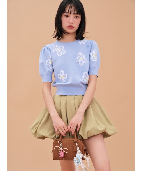 SNIDEL(スナイデル)の「【BOUQUET OF JOY】ビーズストラップ(チャーム・レディース・ミント/ピンク/アイボリー・FREE)」の6枚目の写真