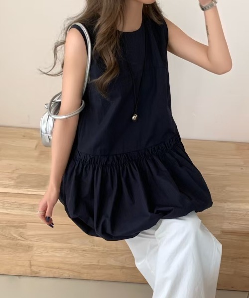 チンツタイプライターバルーンワンピース｜BIGI online store