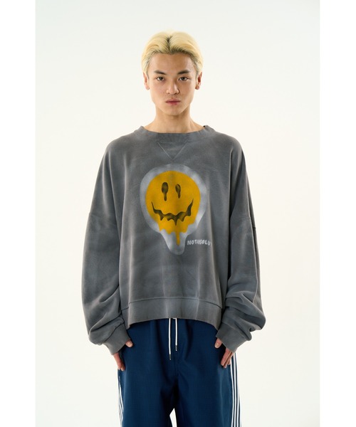 DISCOVERED（ディスカバード）の「【ZOZO限定】SUNBURN NICONICO SWEAT（スウェット・メンズ・グリーン/ブルー/ブラック/ホワイト・LARGE/SMALL）」の3枚目の写真