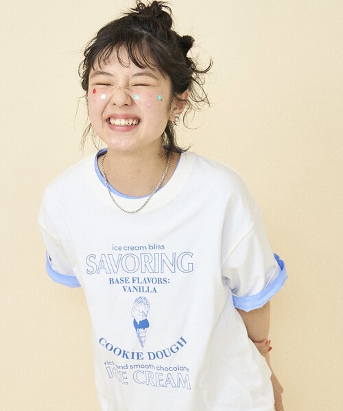 セール】ice cream プリントTシャツ（Tシャツ/カットソー）｜FREAK'S