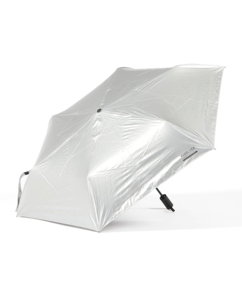 studio CLIP（スタディオクリップ）の「【晴雨兼用】シルバーオートミニ日傘（折りたたみ傘・レディース・その他1・FREE）」の2枚目の写真