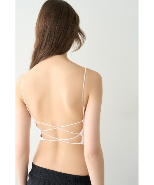 LILY BROWN(リリーブラウン)の「【LILY BROWN Lingerie】バッククロスブラレット(その他アンダーウェア/インナー・レディース・ホワイト/ブラック・SMALL/MEDIUM)」の10枚目の写真