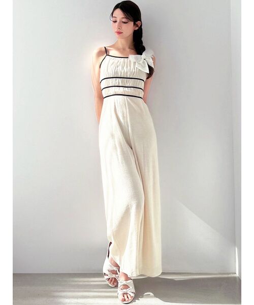 RESEXXY（リゼクシー）の「シフォンキャミコンビネゾン（つなぎ/オールインワン・レディース・ブルー/その他1/アイボリー・FREE）」の18枚目の写真