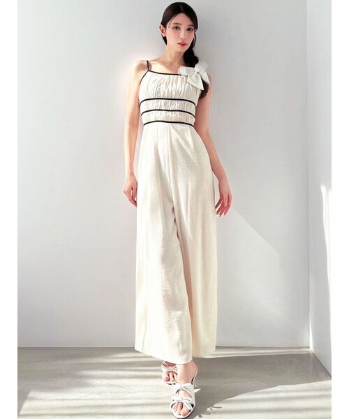 RESEXXY（リゼクシー）の「シフォンキャミコンビネゾン（つなぎ/オールインワン・レディース・ブルー/その他1/アイボリー・FREE）」の19枚目の写真