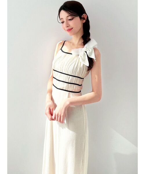 RESEXXY（リゼクシー）の「シフォンキャミコンビネゾン（つなぎ/オールインワン・レディース・ブルー/その他1/アイボリー・FREE）」の20枚目の写真